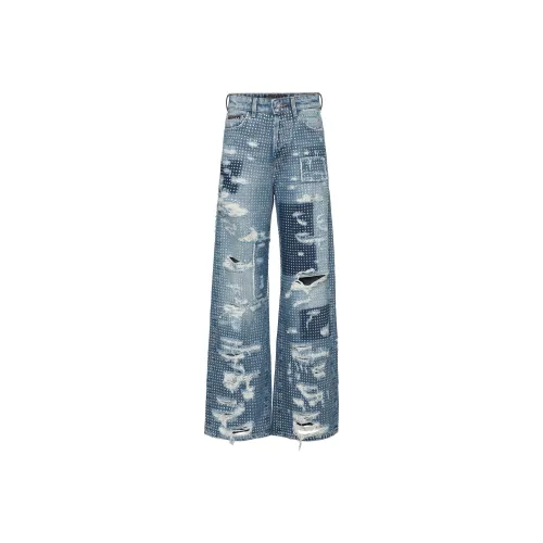 PHILIPP PLEIN FW24 Джинсы Женские Blue