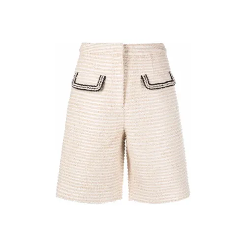Self Портрет Бежевый Женские Повседневные шорты
