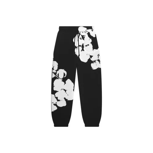 Denim Tears SS25 Черные Унисекс Вязаные Тренировочные Брюки