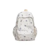 Бело-синий цветочный.