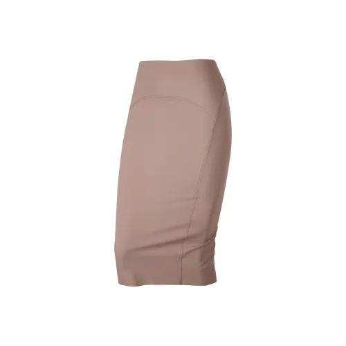 Skechers KNIT Длинная Юбка Женская Оленьи рога Коричневый