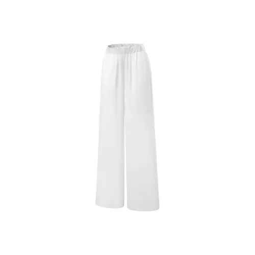 TITIKAACTIVE Pure White Women's Casual Pants