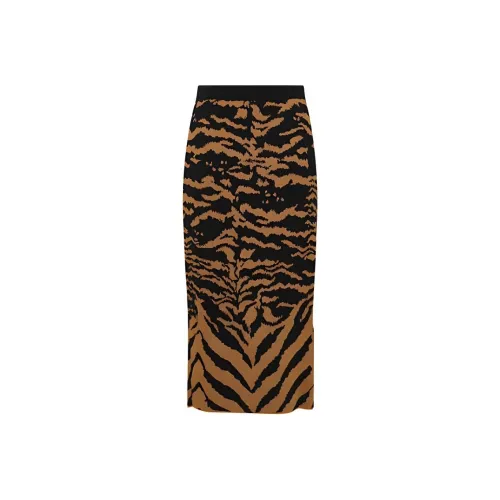 DVF Diane Von Furstenberg KNIT Длинная Юбка Женская Коричневая