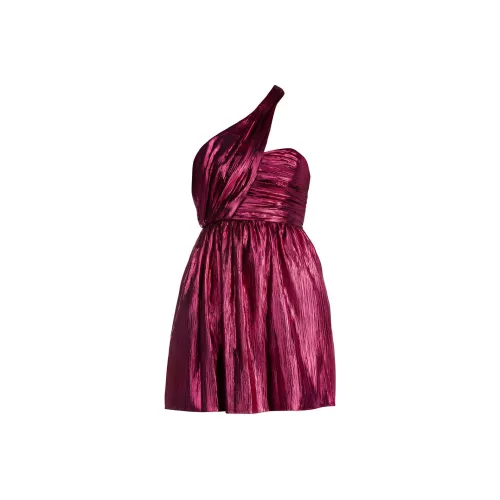 SAINT LAURENT Без рукавов Платье Женское Фуксия