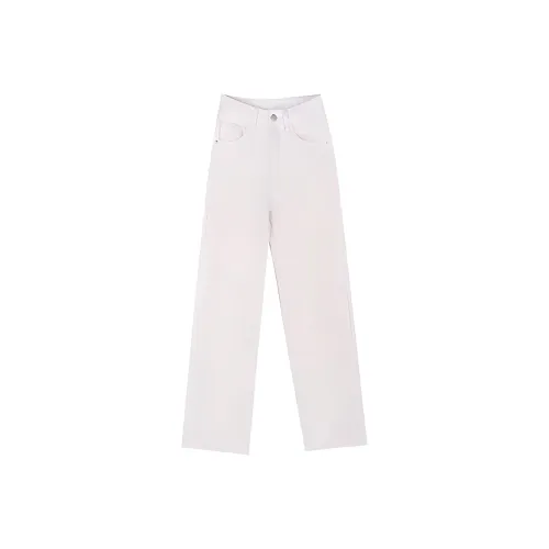 Geyini Белые Женские Джинсы