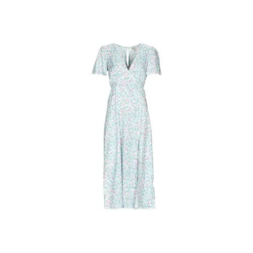 BILLABONG Blue Женские Короткие Платья с Рукавами