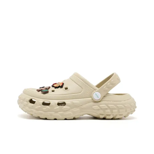 JOSINY Сабо Хаки Высота каблука 5,8 см Женские