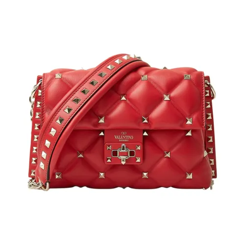 Valentino Lambskin Сумка через плечо Маленькая Женская Красная