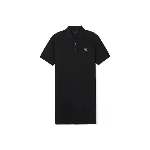 MLB New York Yankees Короткий рукав Платье Женское Черное