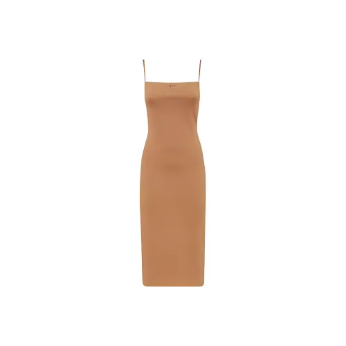 Off Белый SS22 Светло-янтарный Женские Платья без рукавов