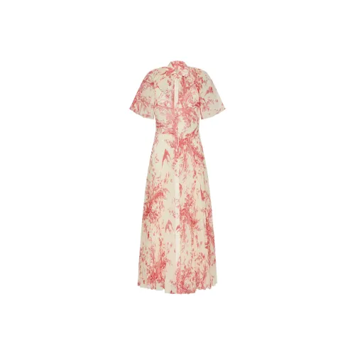 Valentino SS22 Короткий рукав Платье Женское Красное