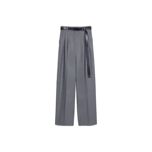 MaxMara Studio Серые Женские Повседневные Брюки