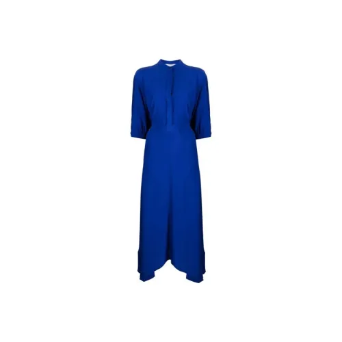 STELLA MCCARTNEY Blue Женские Короткие Платья с Рукавами