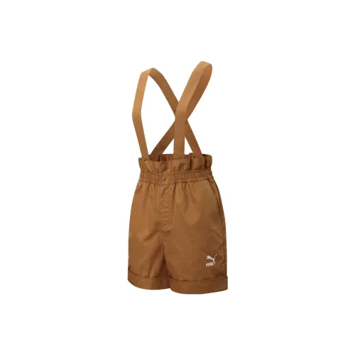 PUMA Желтые Женские Повседневные Шорты