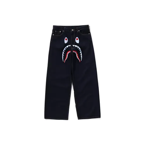 A BATHING APE Джинсы Женские Blue