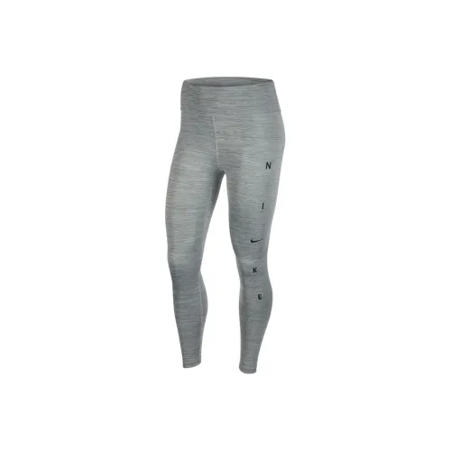 NIKE Серые Женские Леггинсы