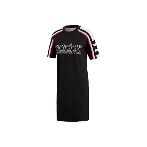 Adidas Originals Платье Женское Черное