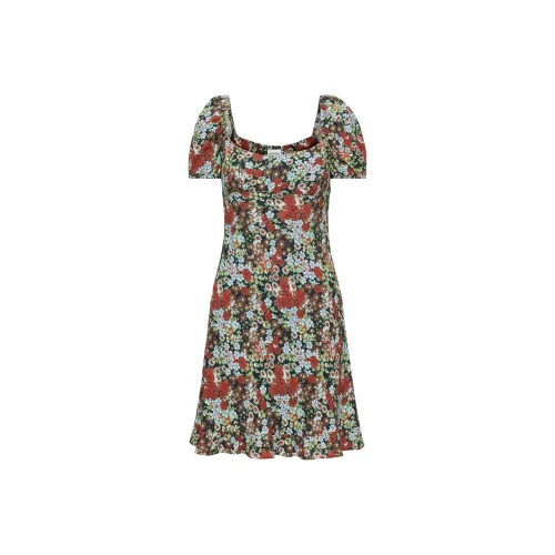 ARITZIA Sunday Best Mariposa Платье Короткое с короткими рукавами Женское Admiral Clsc Lt Bl Морской синий