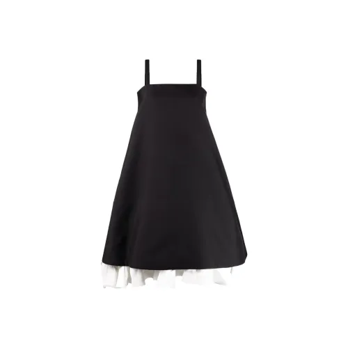 JIL SANDER Черные Женские Платья без рукавов
