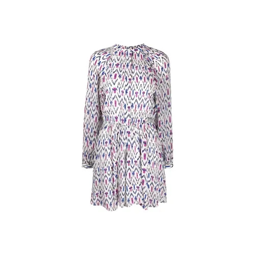 ISABEL MARANT Фиолетовый Женские Длинные Платья с Рукавами