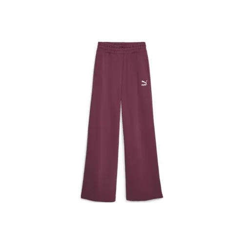 PUMA CLASSICS Relaxed Тренировочные брюки TR Вязаные Тренировочные брюки Женские Красный