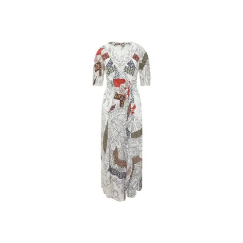 ETRO Многоцветные Женские Короткие Платья с Рукавами