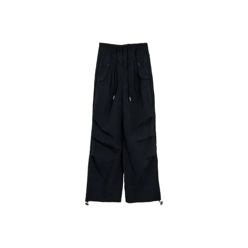 Icicofficial Черные брюки Женские Брюки карго