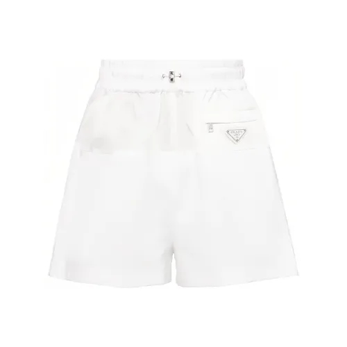 PRADA Белые Женские Повседневные Шорты