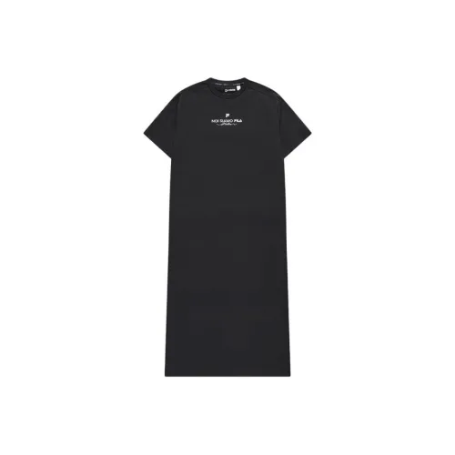 FILA FUSION FOB Короткий рукав Платье Женское Черное