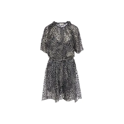 Zadig Voltaire Короткий рукав Платье Женское Черное