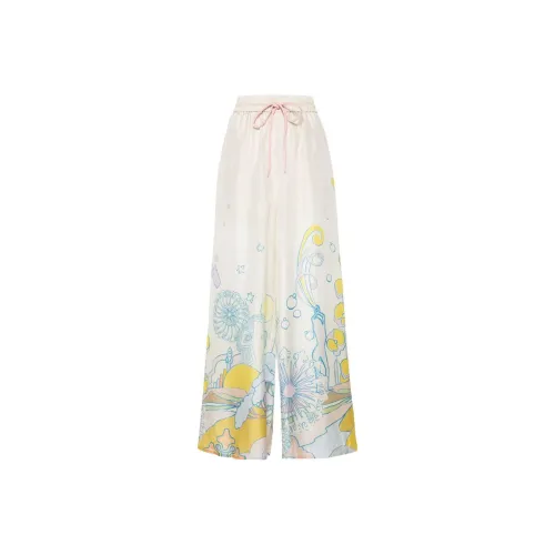 Zimmermann SS24 Повседневные брюки Женские Айвори