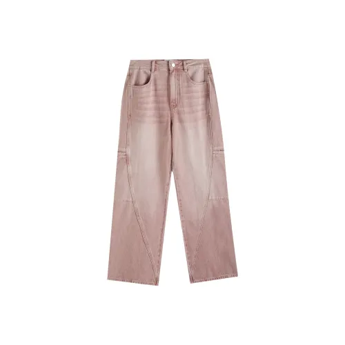 Fun Pink Women's Jeans Веселье Розовые Женские Джинсы