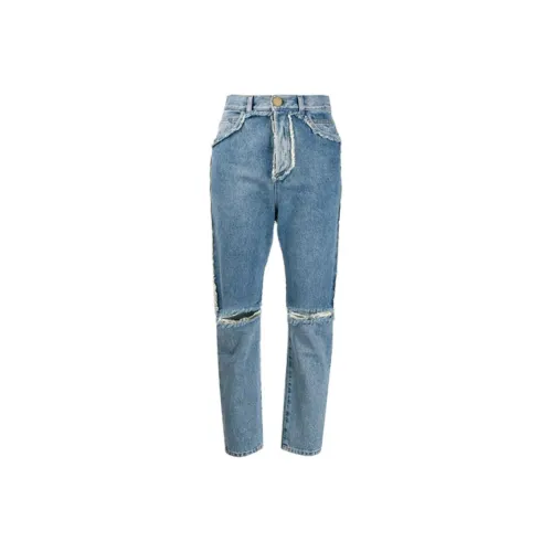 BALMAIN Синие Женские Джинсы