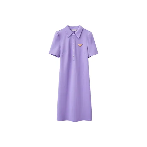 AMII Короткое платье с короткими рукавами женское