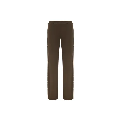 WITH JEAN SS25 Ray Брюки Повседневные Брюки Женские Коричневый