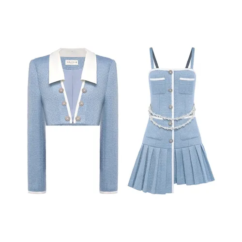 OZLANA Бизнес-костюм женский синий