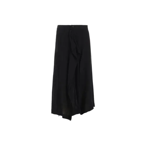 Yohji Yamamoto Y'S SS25 Повседневные брюки Женские Черный