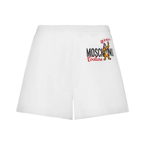 MOSCHINO Белые Женские Повседневные Шорты