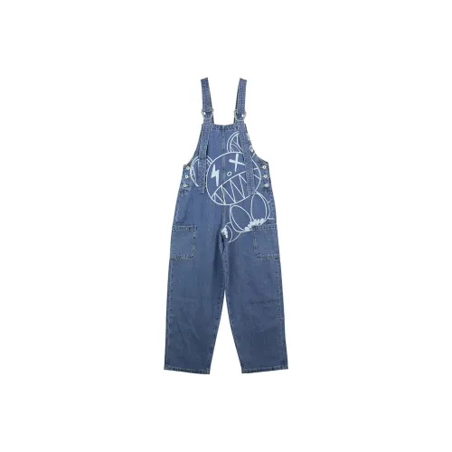 LALABOBO Светло-голубой белый Женские Комбинезоны