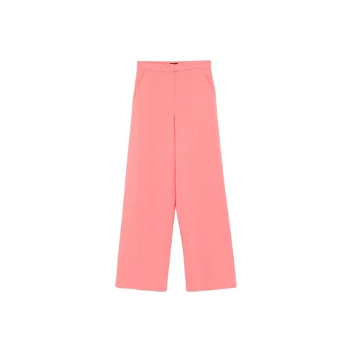 PINKO Кораллово-розовые Женские Повседневные Брюки