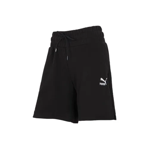 PUMA Черные Женские Повседневные Шорты