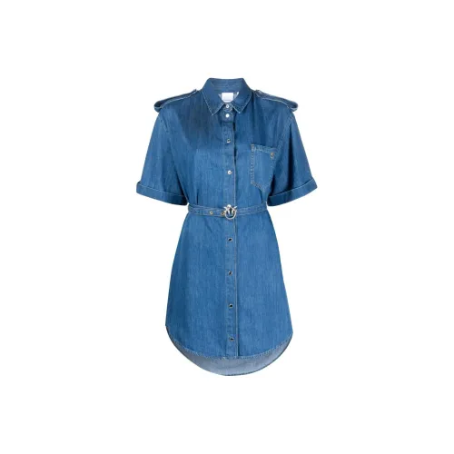 PINKO Blue Женские Короткие Платья с Рукавами