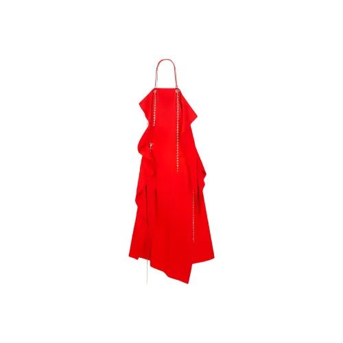 GIVENCHY SS21 Sleeveless Dress Women's Furong Red GIVENCHY SS21 Без рукавов Платье Женское Фуронг Красный