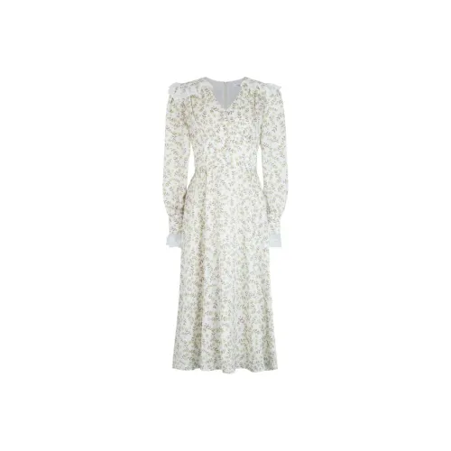 Anmani Длинное платье с длинными рукавами женское Неаполитанский желтый