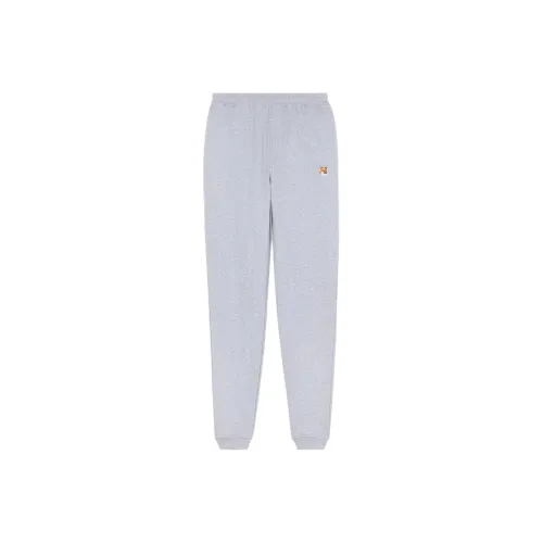 Maison Kitsune Повседневные брюки Женские Светло-серые