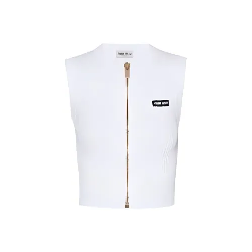 MIU MIU Белые Женские Майки