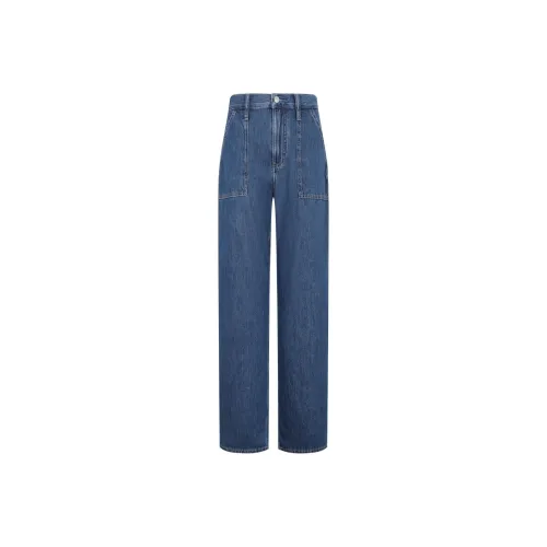 Calvin Klein Джинсы Женские Джинсовый Синий