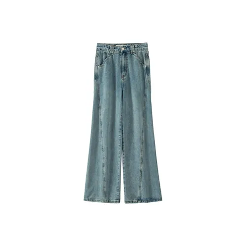 BANANA CICI Джинсы Женские Синий Винтажный Синий