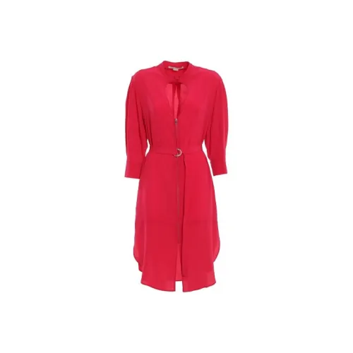 Stella McCartney Длинное платье с длинными рукавами женское