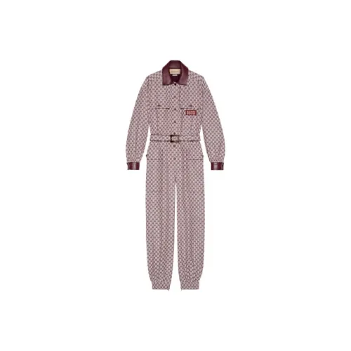 GUCCI Бургундские Женские Комбинезоны